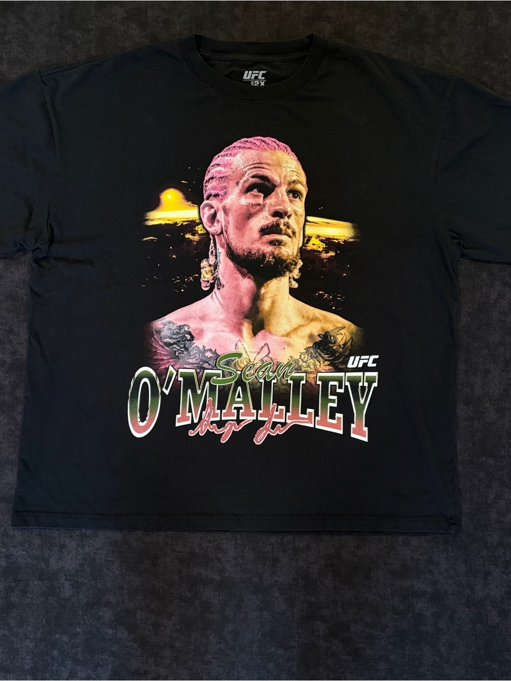 UFC Sean O'Malley Black Graphic Tee
